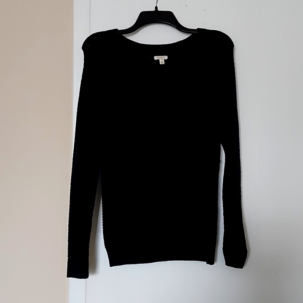 Sonoma black knit sweater size small